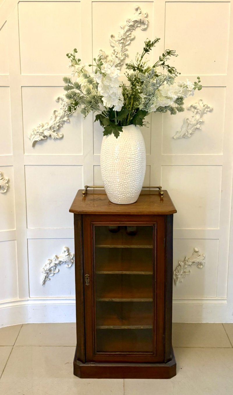 Antique Victorian Mahogany Sheet Music Cabinet
